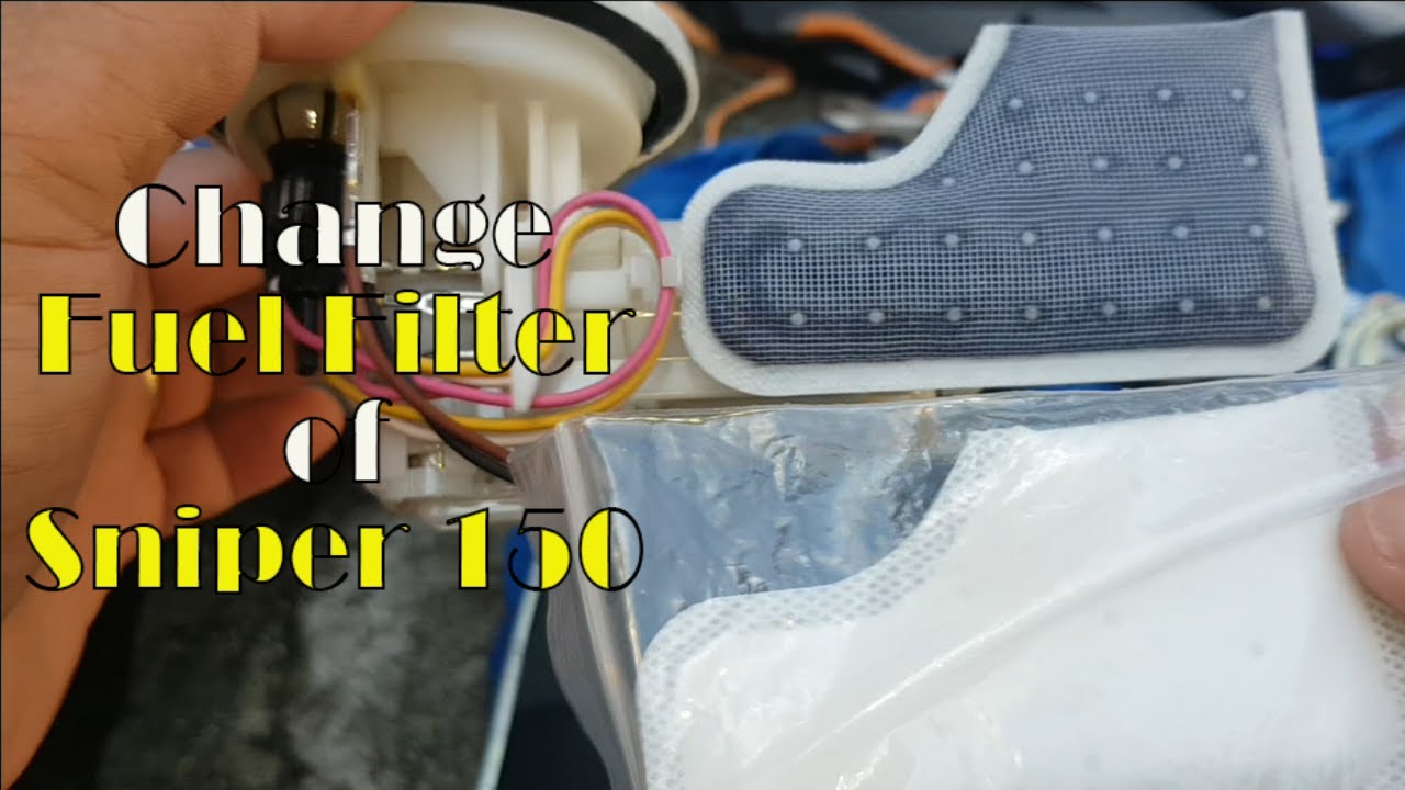 Change Fuel filter of Sniper150 x Mototripmotovlog x Yamaha 3s ｜ 世界の